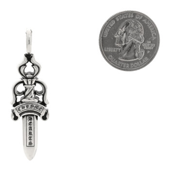CHROME HEARTS Sterling Silver Dagger Pendant