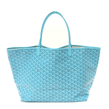 GOYARD Goyardine Saint Louis GM Balise Beach Towel Set Turquoise