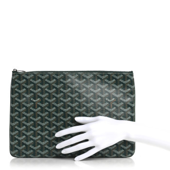 GOYARD Goyardine Senat Pochette MM Green