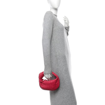 BOTTEGA VENETA Nappa Intrecciato Mini Jodie Cranberry