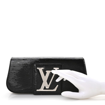 LOUIS VUITTON Epi Electric Sobe Clutch Black