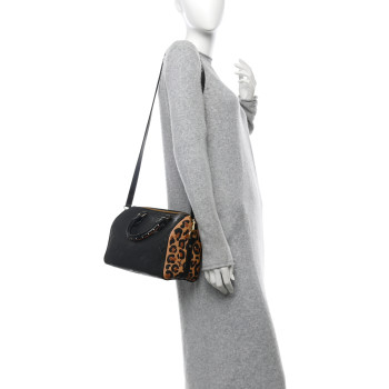 LOUIS VUITTON Empreinte Monogram Giant Wild At Heart Speedy Bandouliere 25 Black