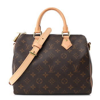 LOUIS VUITTON Monogram Speedy Bandouliere 25