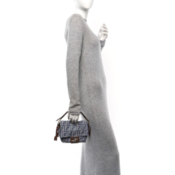 FENDI Denim Small Mamma Baguette Blue