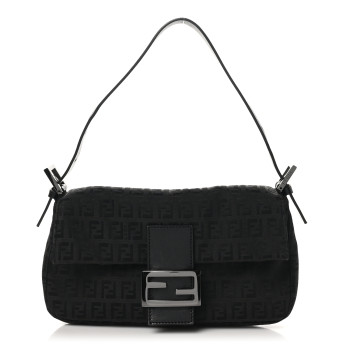 FENDI Zucchino Baguette Black