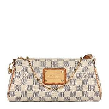 LOUIS VUITTON Damier Azur Eva Clutch