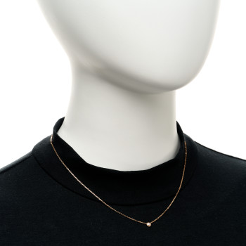 CARTIER 18K Pink Gold Diamond XS D'Amour Pendant Necklace