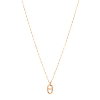 HERMES 18K Rose Gold PM Farandole Pendant Necklace