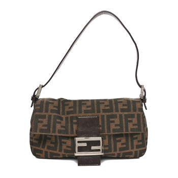 FENDI Zucca Baguette Tobacco