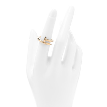 CARTIER 18K Yellow Gold Juste Un Clou Ring 53 6.5