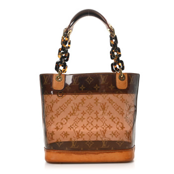 LOUIS VUITTON Vinyl Cabas Ambre PM
