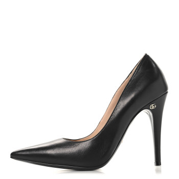 GUCCI Malaga Kid GG 95mm Pumps 37 Black GUCCI Malaga Kid GG 95mm Pumps 37 Black