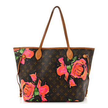 LOUIS VUITTON Monogram Roses Neverfull MM