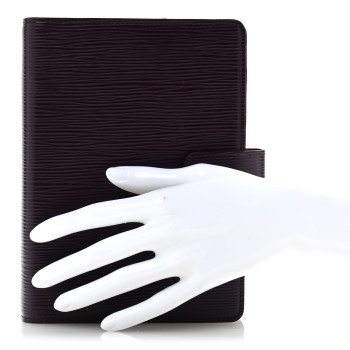 LOUIS VUITTON Epi Medium Ring Agenda Cover Cassis