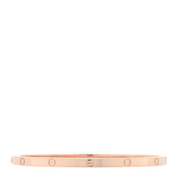 CARTIER 18K Pink Gold Small LOVE Bracelet 17
