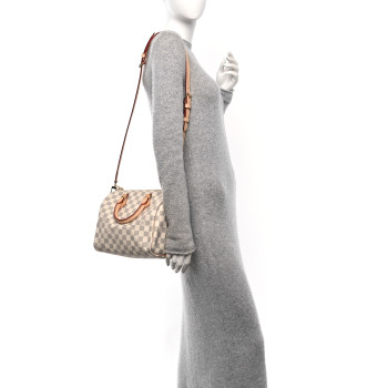 LOUIS VUITTON Damier Azur Speedy Bandouliere 25