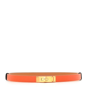 HERMES Epsom Kelly Belt Feu