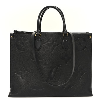 LOUIS VUITTON Empreinte Monogram Giant Onthego GM Black