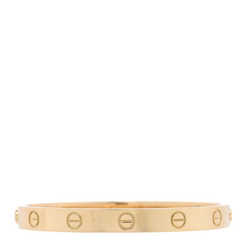 CARTIER 18K Yellow Gold Love Bracelet 16