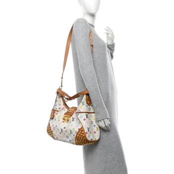 LOUIS VUITTON Monogram Multicolor Chrissie White