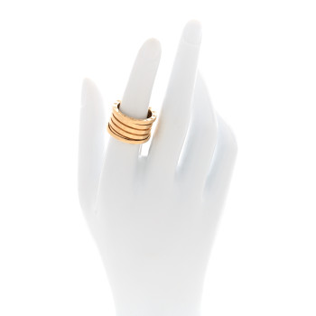 BULGARI 18K Yellow Gold B.Zero1 Four-Band Ring 54 7