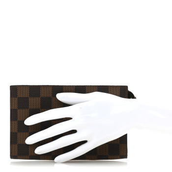 LOUIS VUITTON Damier Ebene Marais Bucket Pouch