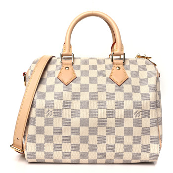 LOUIS VUITTON Damier Azur Speedy Bandouliere 25
