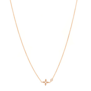 LOUIS VUITTON 18K Pink Gold Diamond Idylle Blossom Pendant Necklace LOUIS VUITTON 18K Pink Gold Diamond Idylle Blossom Pendant Necklace