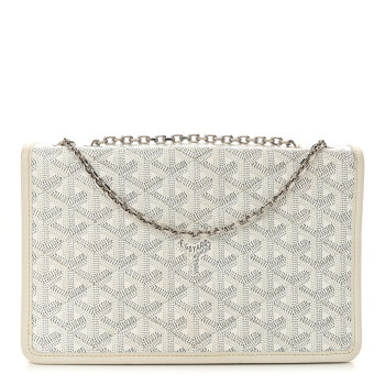 GOYARD Goyardine Alexandre III Bag White