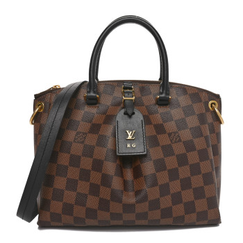 LOUIS VUITTON Damier Ebene Odeon Tote PM Black