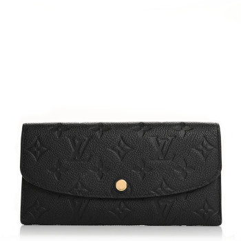 LOUIS VUITTON Empreinte Emilie Wallet Black Dune