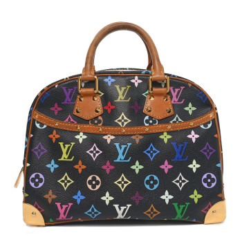 LOUIS VUITTON Monogram Multicolor Trouville Black