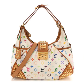 LOUIS VUITTON Monogram Multicolor Chrissie White