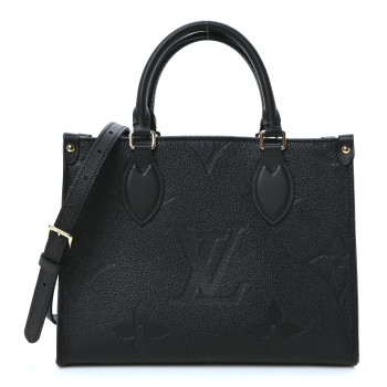 LOUIS VUITTON Empreinte Monogram Giant Onthego PM Black