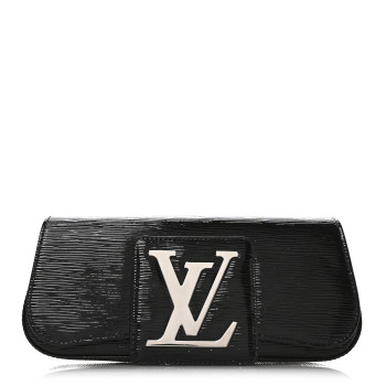 LOUIS VUITTON Epi Electric Sobe Clutch Black