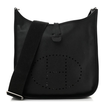 HERMES Epsom Evelyne III PM Black