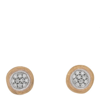 MARCO BICEGO 18K Yellow White Gold Diamond Jaipur Earrings