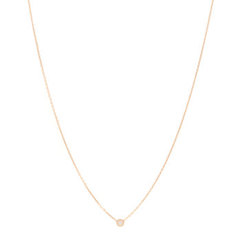 CARTIER 18K Pink Gold Diamond XS D'Amour Pendant Necklace
