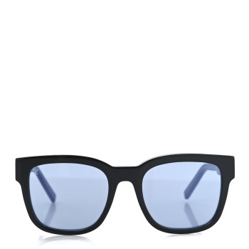 LOUIS VUITTON Acetate Outerspace Square Sunglasses Z1095W Black Blue