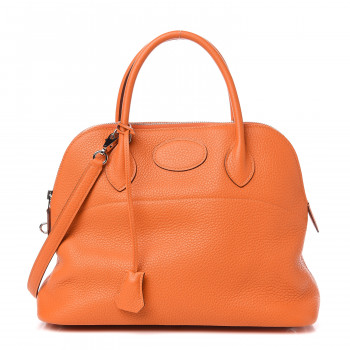 HERMES Taurillon Clemence Bolide 31 Orange