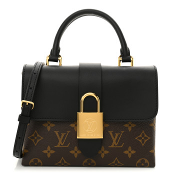 LOUIS VUITTON Monogram Locky BB Black