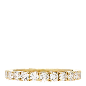 PARKER & WEST 18K Yellow Gold Diamond 1.13ct Full Eternity Band Ring 49 5