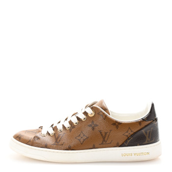 LOUIS VUITTON Reverse Monogram Frontrow Sneakers 38.5