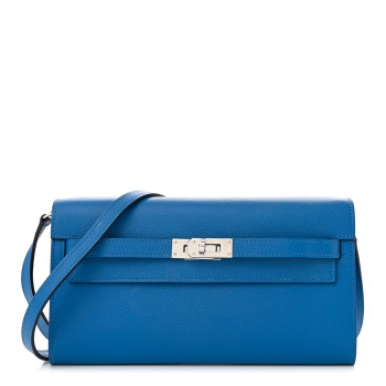 Evercolor Kelly To Go Wallet Bleu France