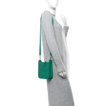 HERMES Taurillon Maurice Evelyne TPM Vert Jade