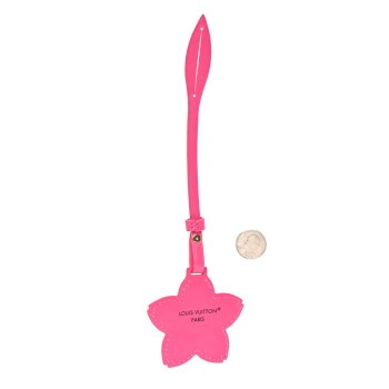 LOUIS VUITTON LV X TM Cherry Blossom Bag Charm Pink