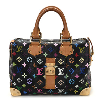 LOUIS VUITTON Monogram Multicolor Speedy 30 Black