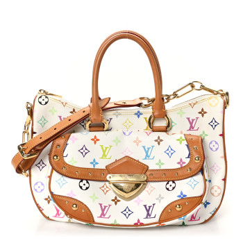 LOUIS VUITTON Monogram Multicolor Rita White