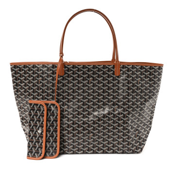 GOYARD Goyardine Saint Louis GM Black Gold