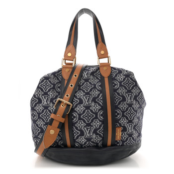 LOUIS VUITTON Jacquard Monogram Aviator Navy
